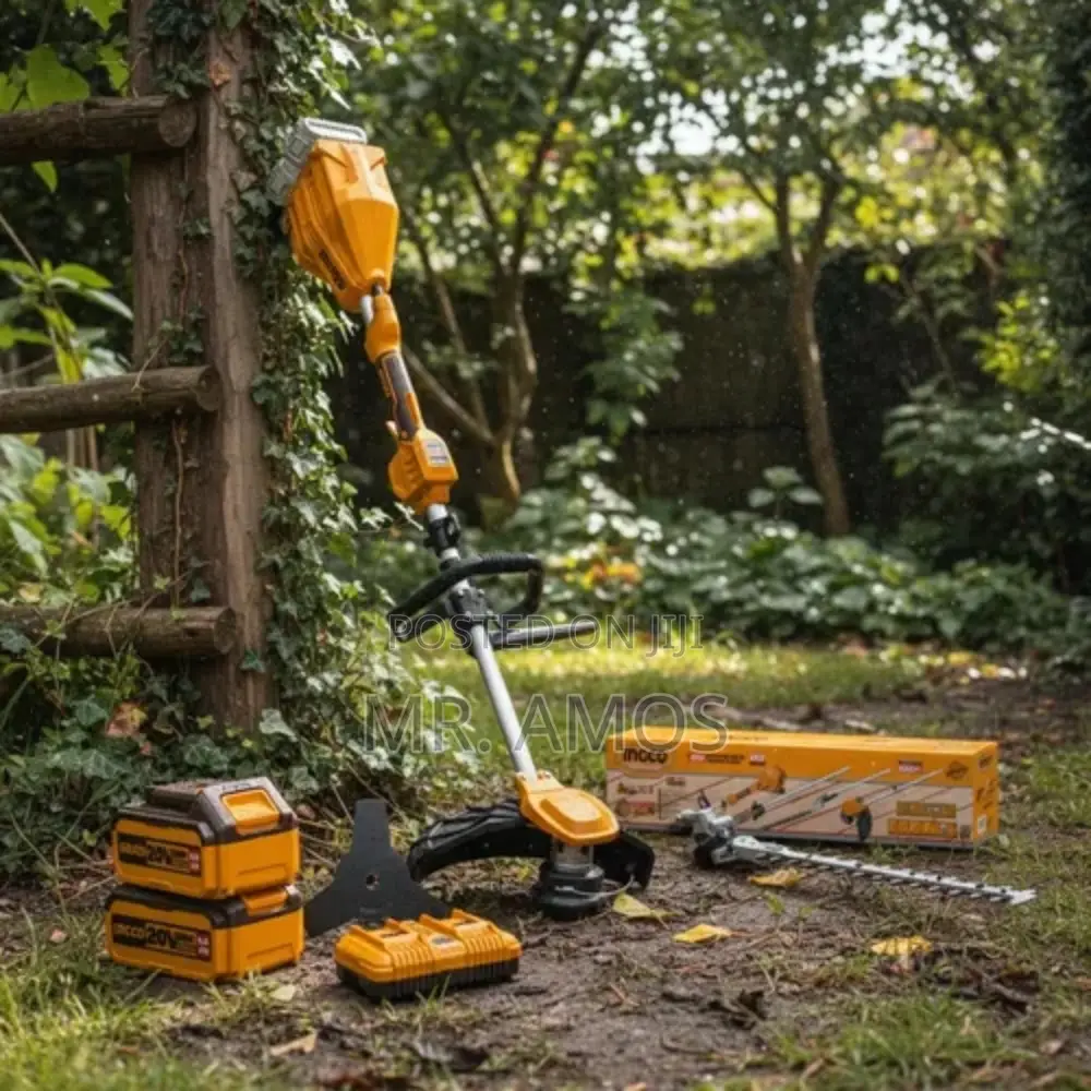 3 in 1 Cordless Multi Tool Brush Cutter Hedge Trimmer Attachment