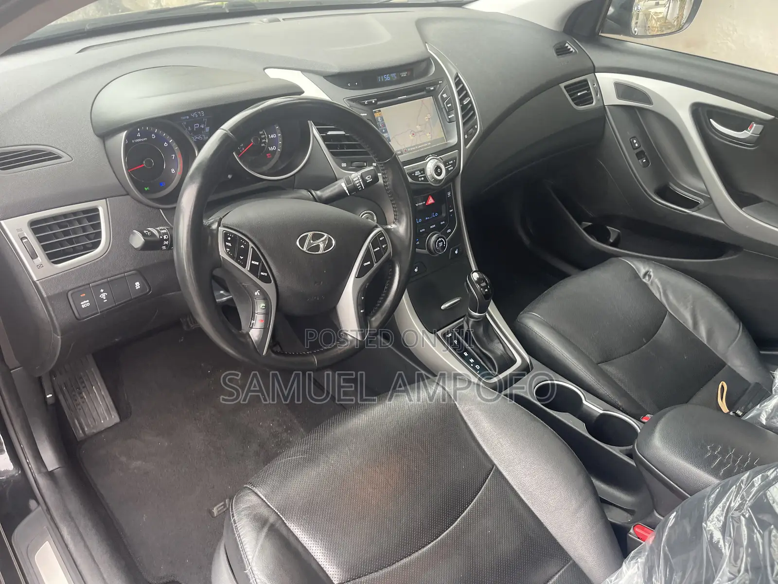 Hyundai Elantra Limited Sedan FWD (1.8L 4cyl 6A) 2016 Black