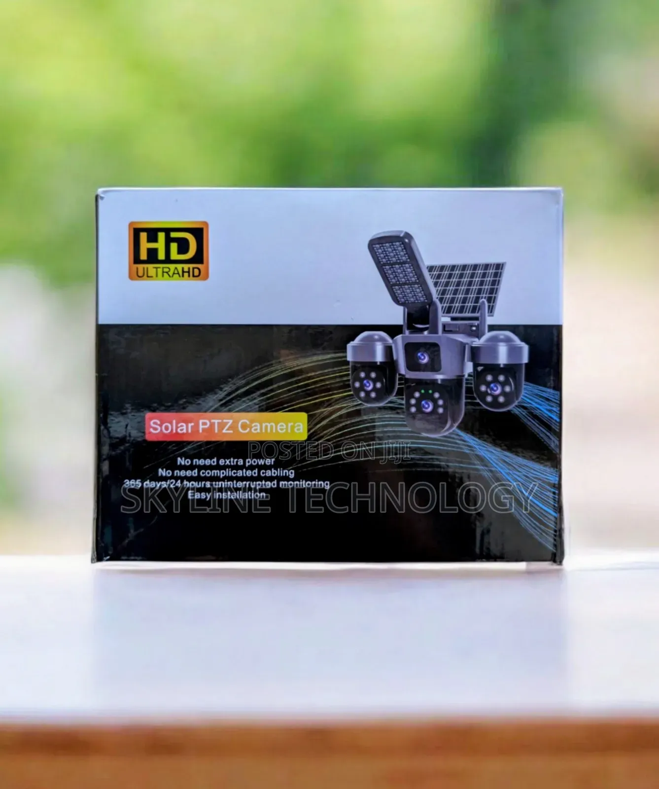 New Triple Lens HD 4G Solar Powered Camera