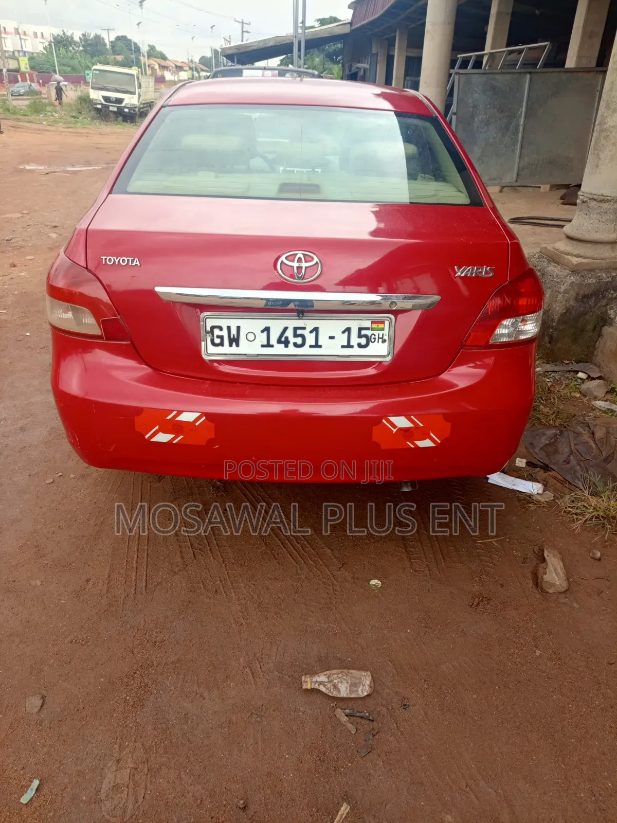 Toyota Yaris 2008 Red