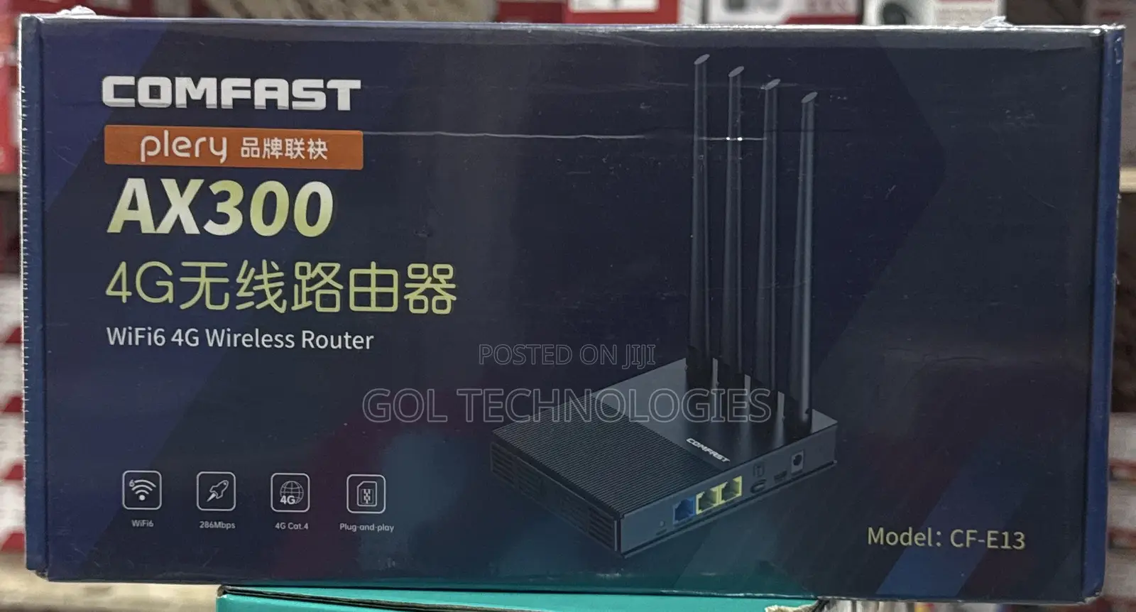 Comfast Ax300 Wifi6 4g Wireless Router Cf-E13