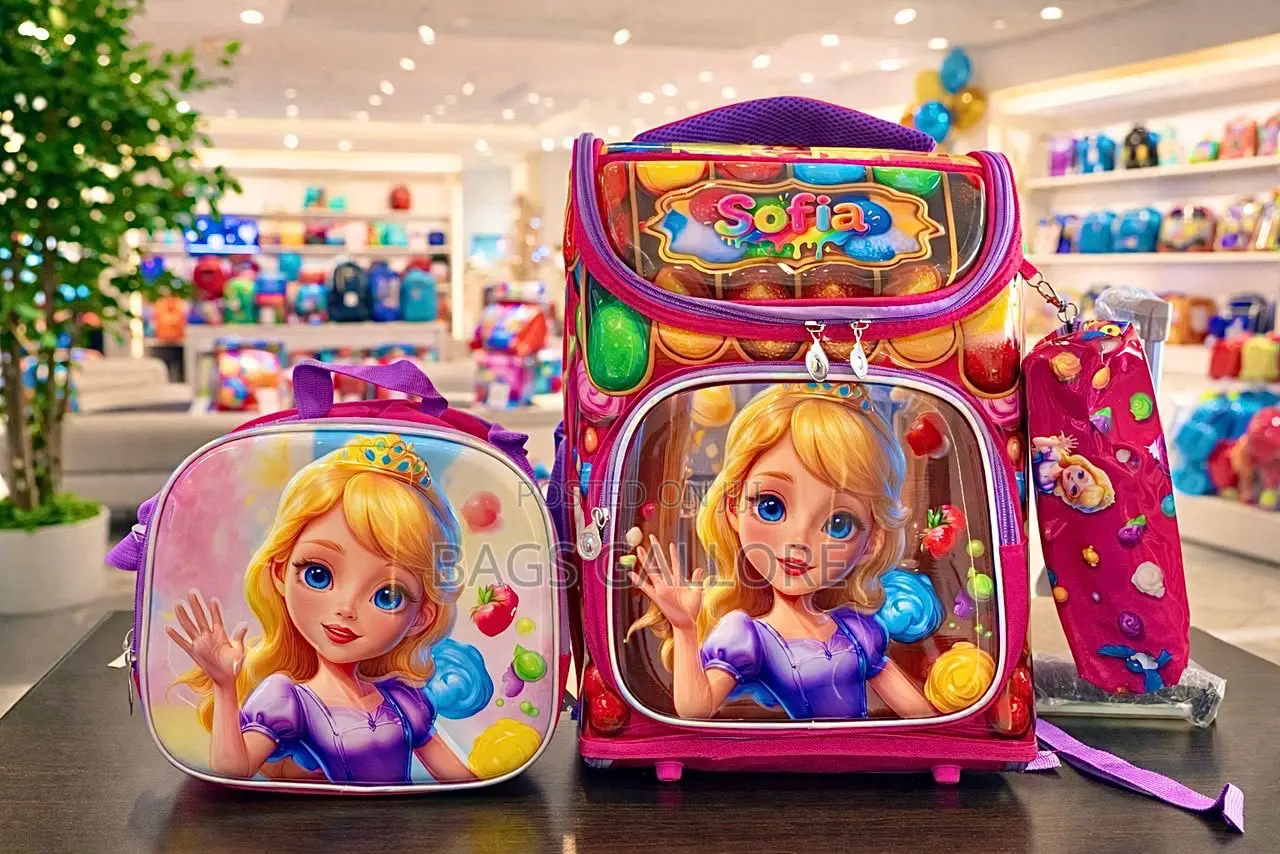 School Bag 3set Cartoon