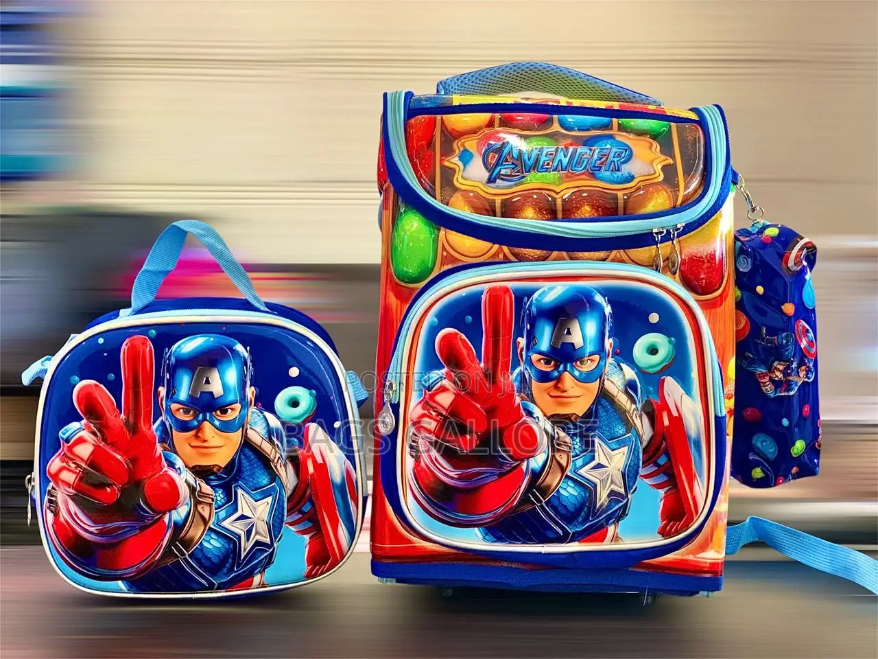 School Bag 3set Cartoon