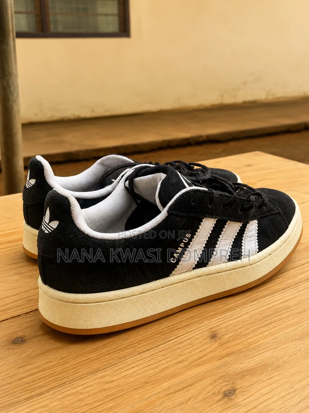 UK ORIGINAL Adidas Campus Core Black