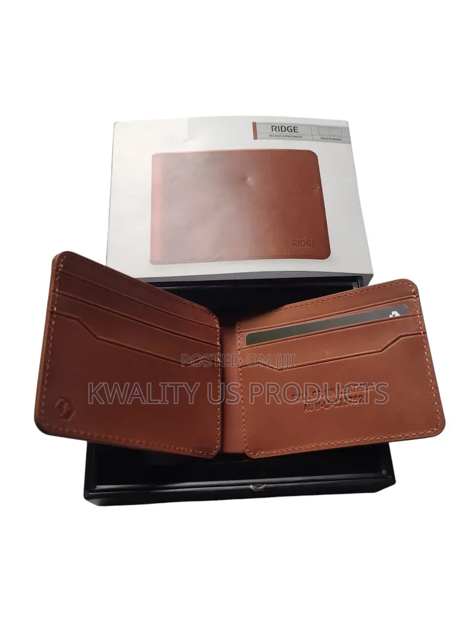 RIDGE Men's Billfold Leather Wallet