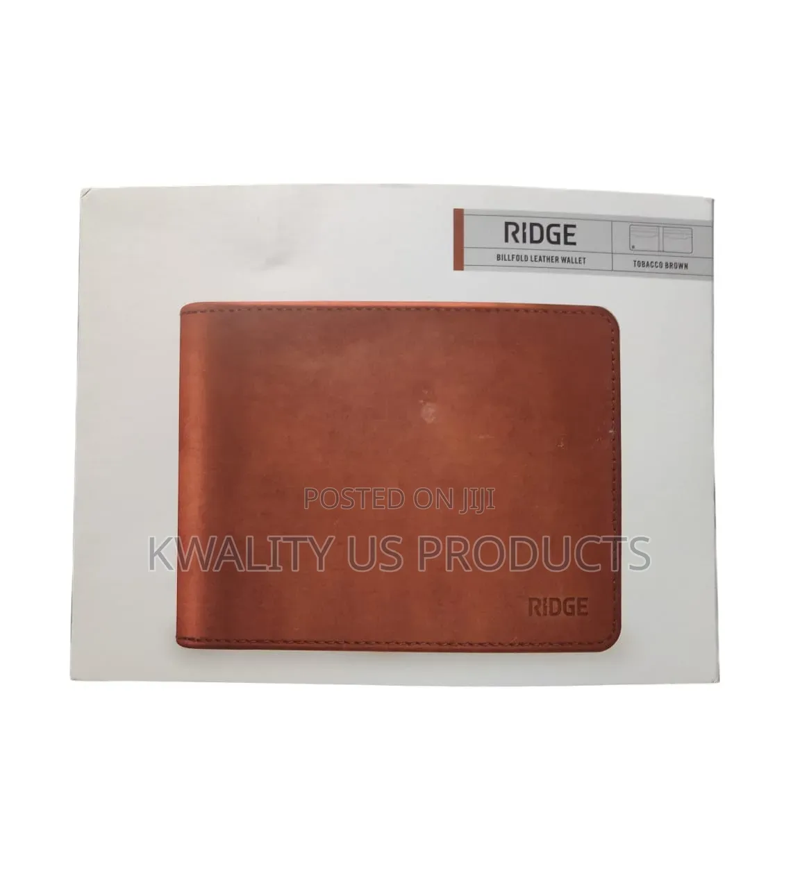 RIDGE Men's Billfold Leather Wallet