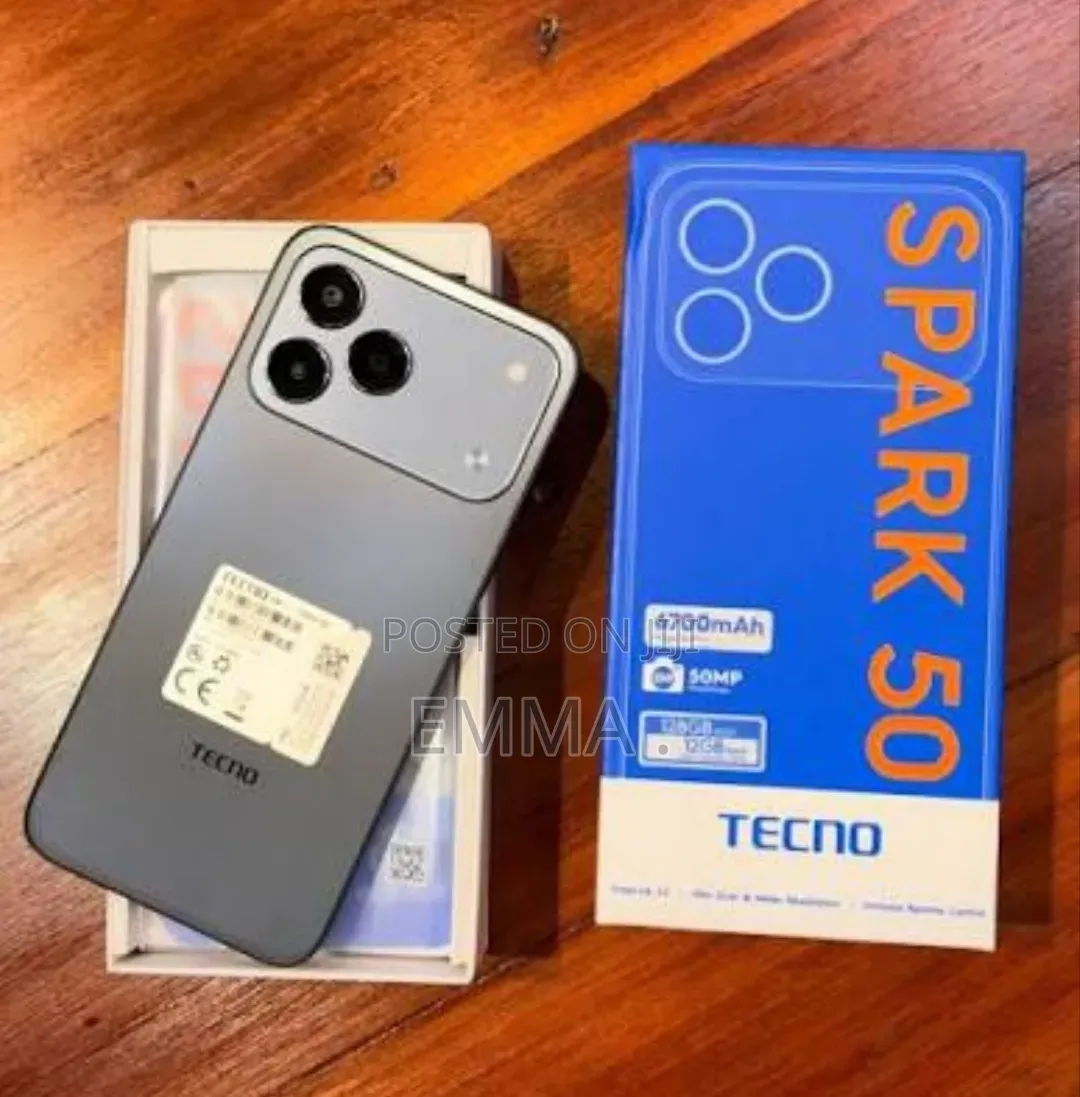 New Tecno Spark 50 128 GB Black