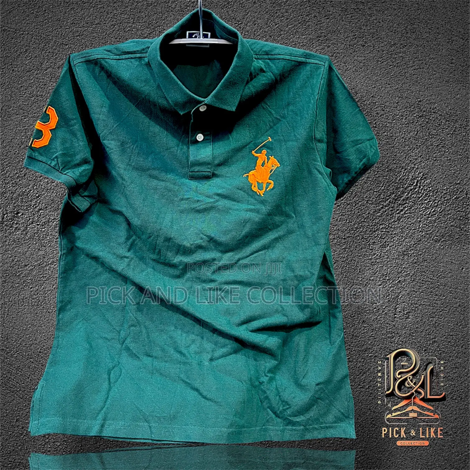 Polo-Cut Golf Shirt in Fine Cotton — Refined Presence for Any Fit.