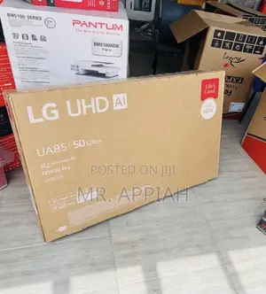 Get Premium LG 50 UA 85 Uhd Smart Satellite TV(Black) 