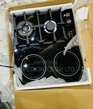 Grab Elegant Kenwood 2 Gas and 2 Electric Hybrid Cooktop in-Built