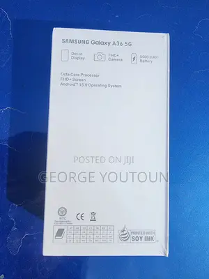 New Samsung Galaxy A36 256 GB Black