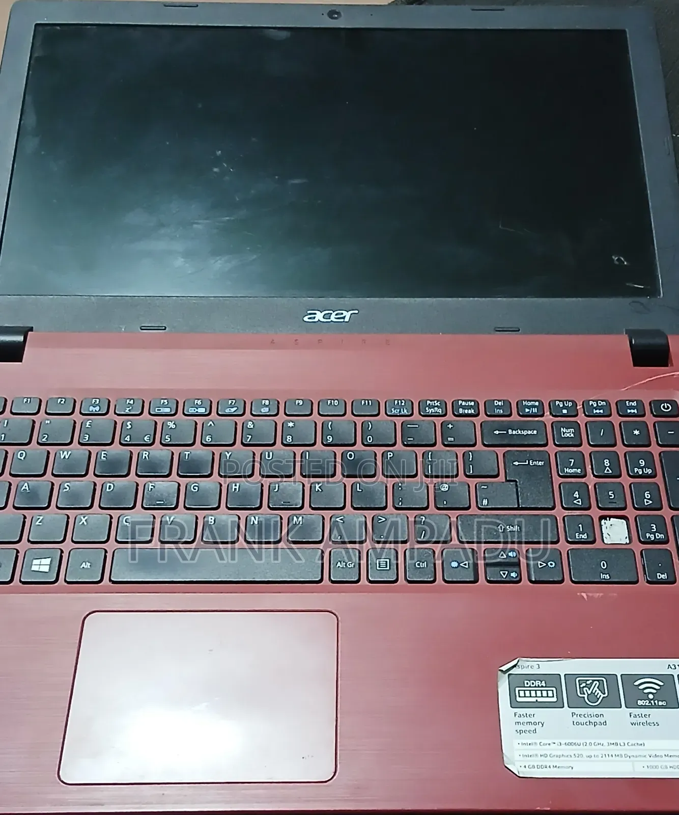 Laptop Acer Aspire 3 4GB Intel Core i3 HDD 1T