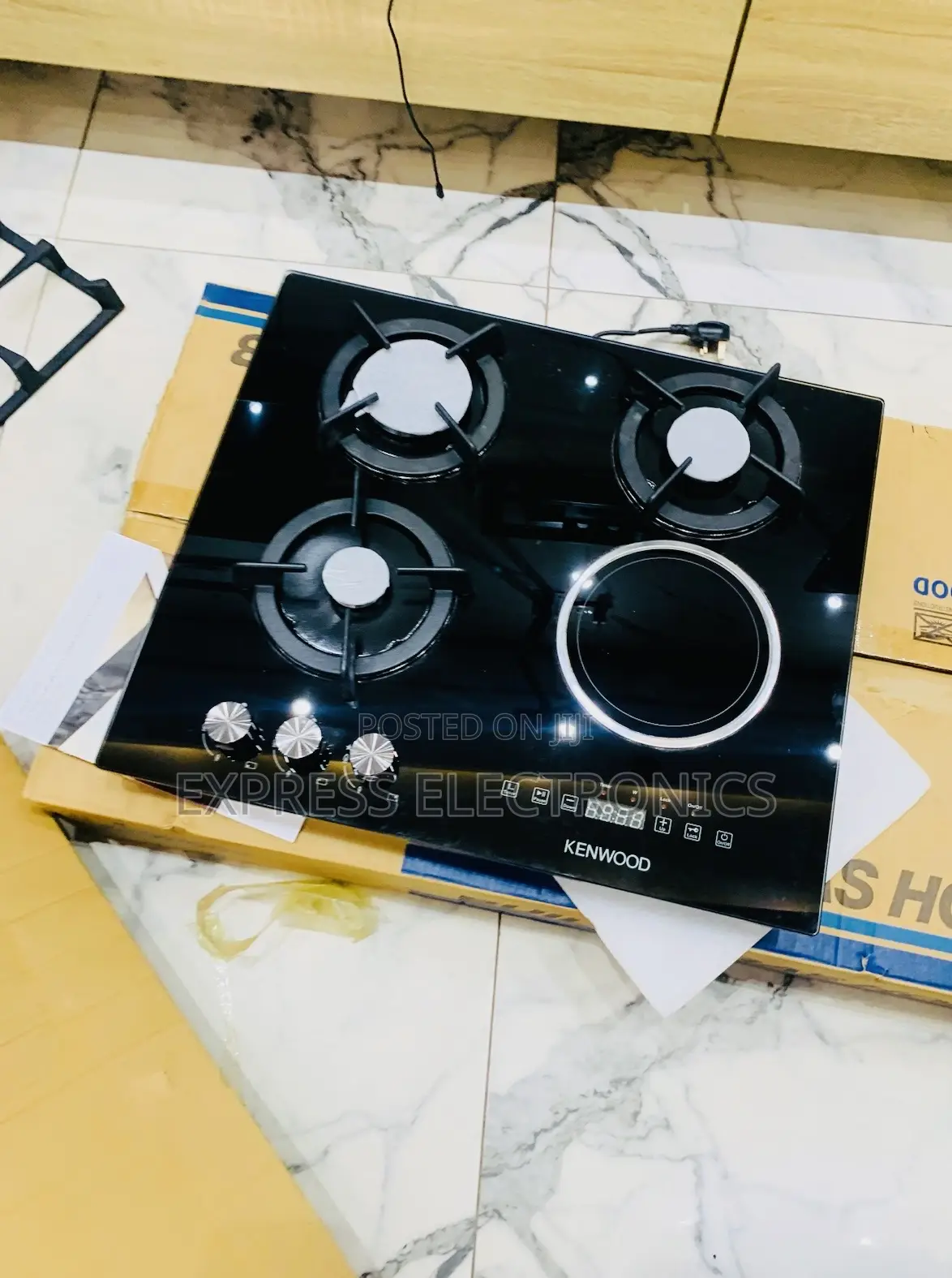 Get a New Black Kenwood Gas Electric Cooker Built in 3-1 Built in 60cm