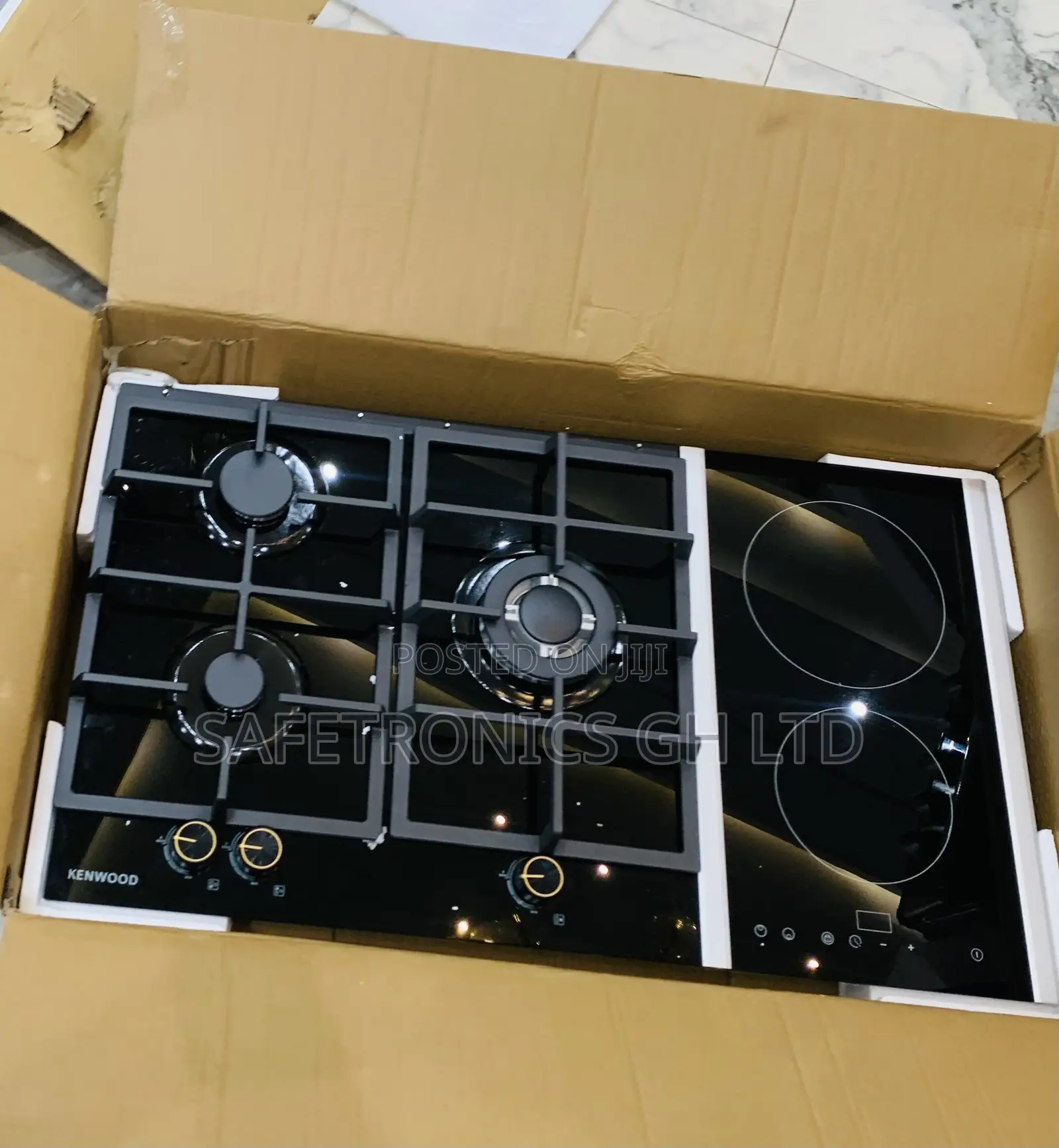 Choose New Kenwood 90cm 3gas, 2 Electric Ceramic Hob