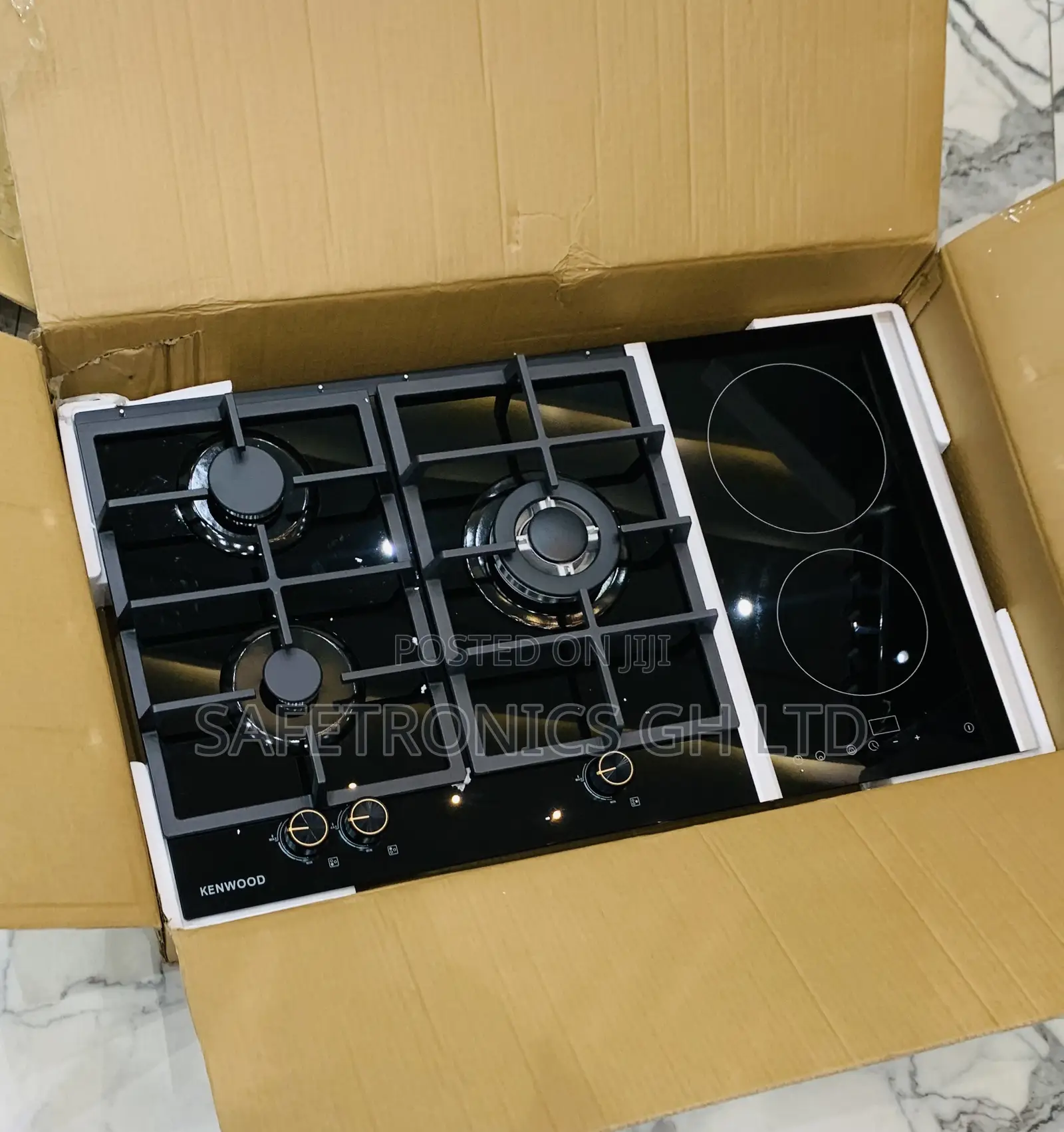 Choose New Kenwood 90cm 3gas, 2 Electric Ceramic Hob