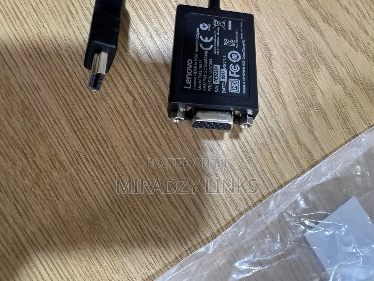 Lenovo Video Adapter Hdmi to Vga
