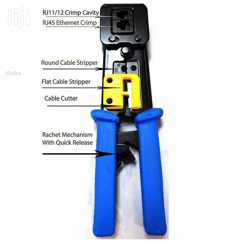 Rj45 Crimp Tool Cat5 Cat5e Cat6 Crimping Tool for Rj45/Rj12