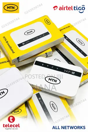 4G All Networks MTN Portable Universal Lte Mifi/ Wi-Fi.