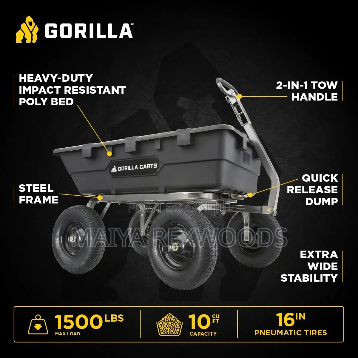 Wheel Barrow Heavy Duty Cart