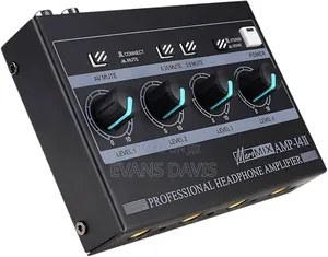 4 Channels Headphone / Inear Amplifier With Both 3.5mm and 6.35mm Slot