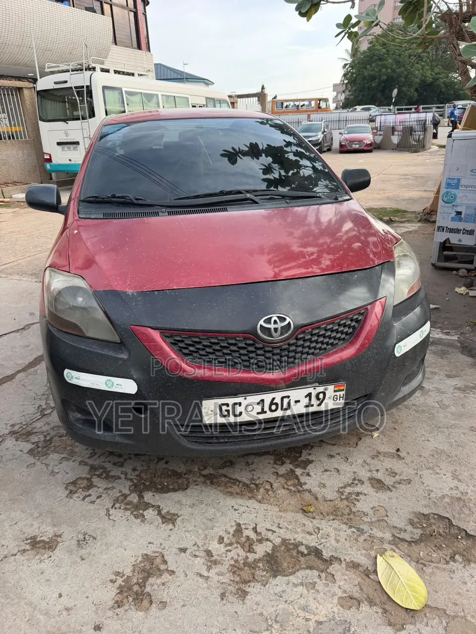 Toyota Yaris 2008 Red