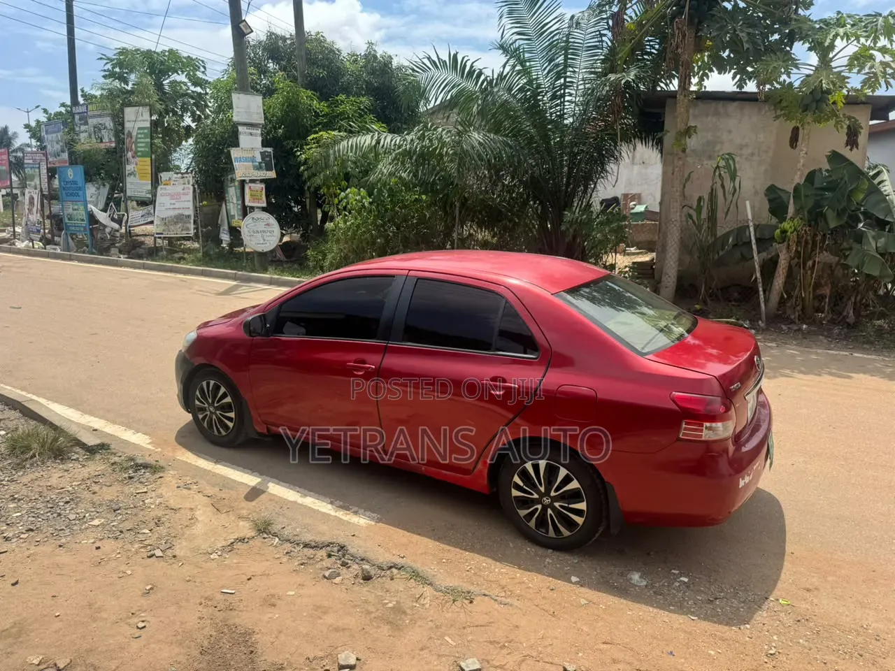 Toyota Yaris 2008 Red