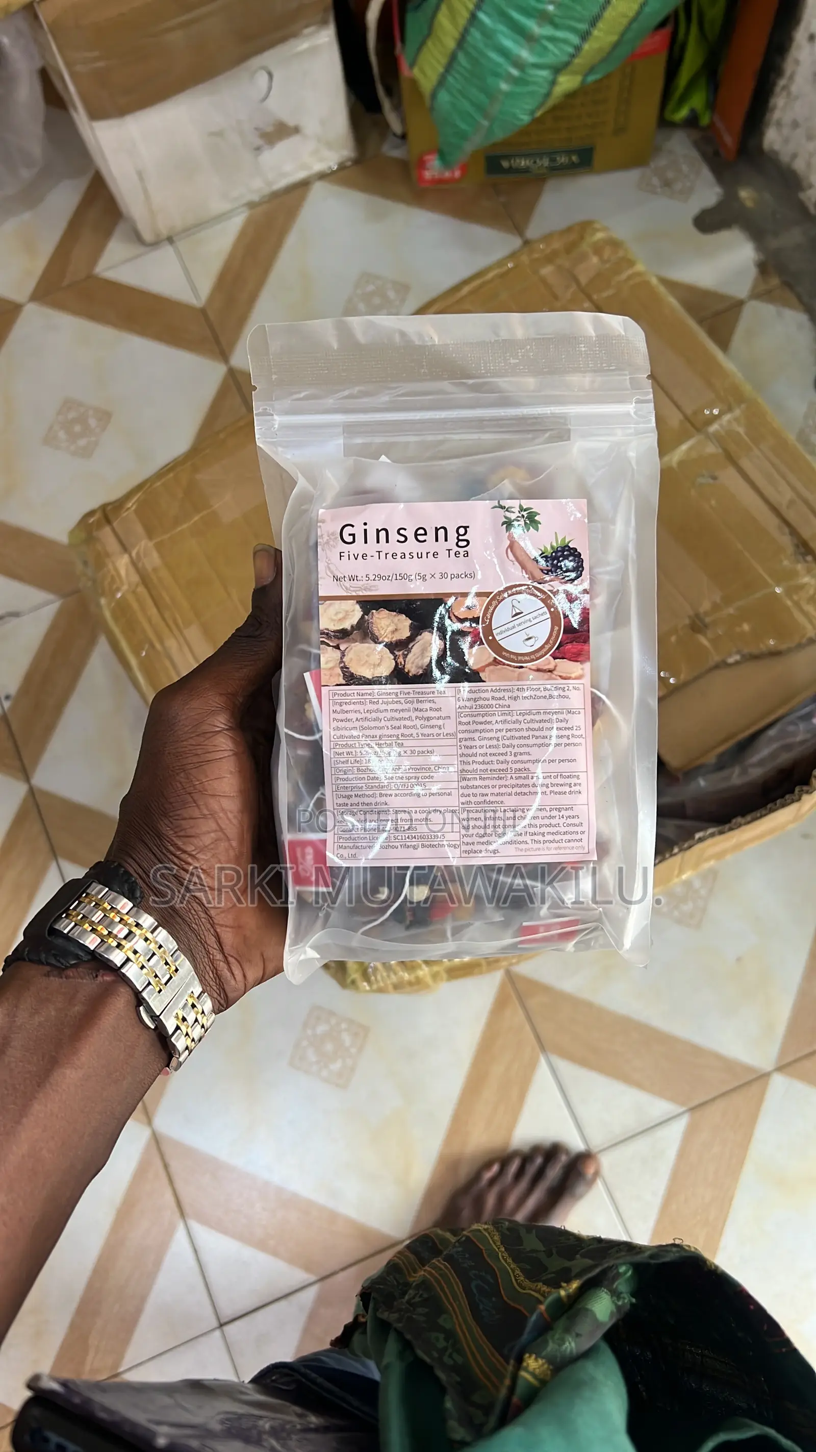 Ginseng Five Treasure Tea