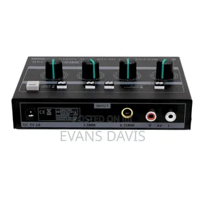 4 Channels Headphone / Inear Amplifier With Both 3.5mm and 6.35mm Slot