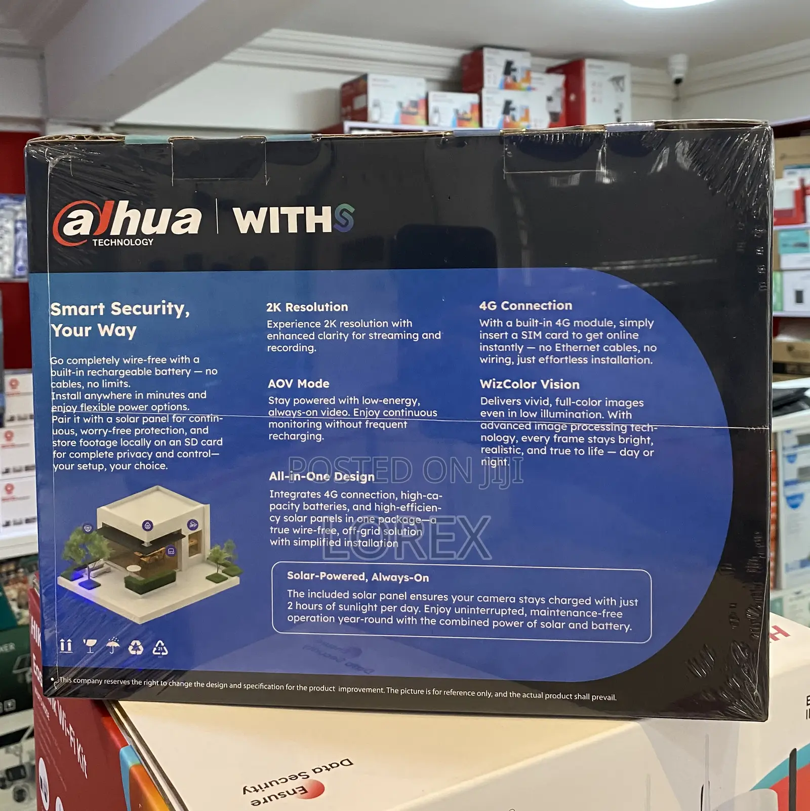 Dahua Solar 4G Sim Solar Camera