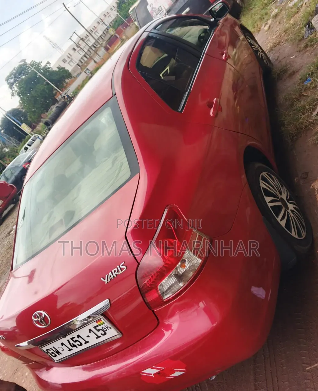 Toyota Yaris 2010 Red
