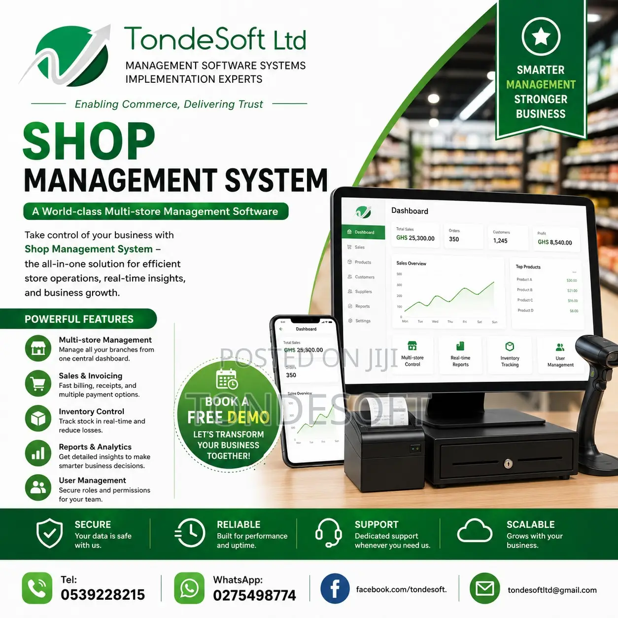 Shop Management Software System