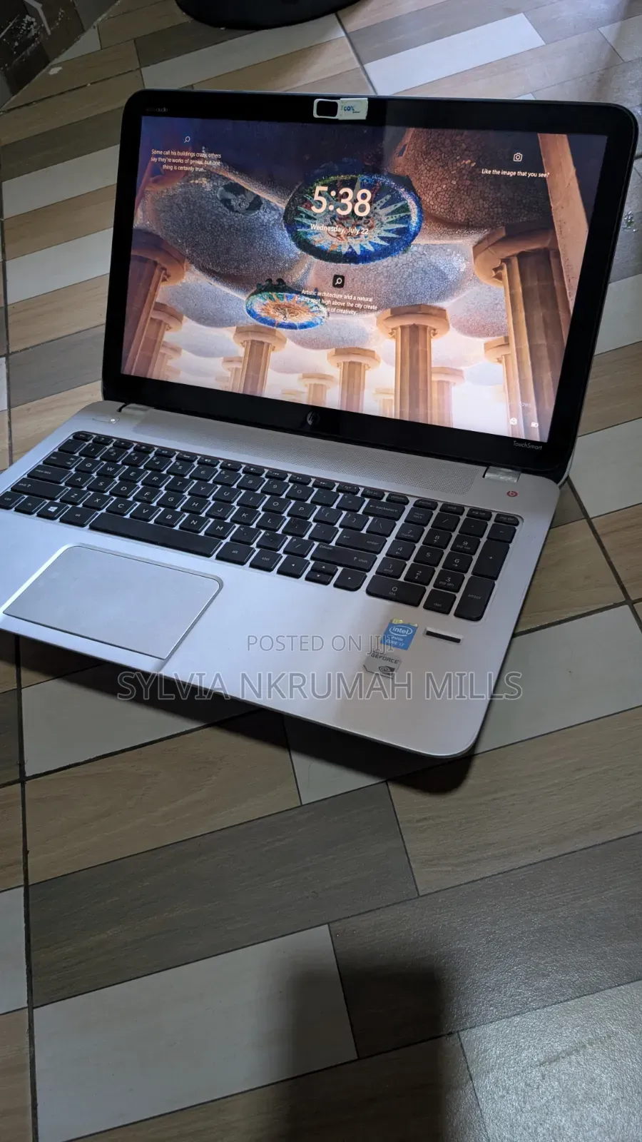 Laptop HP Envy 15t 8GB Intel Core i7 SSD 256GB