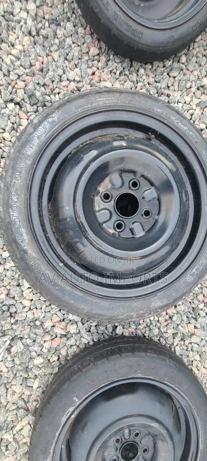 Yaris/Vitz Spare Rim Tyre