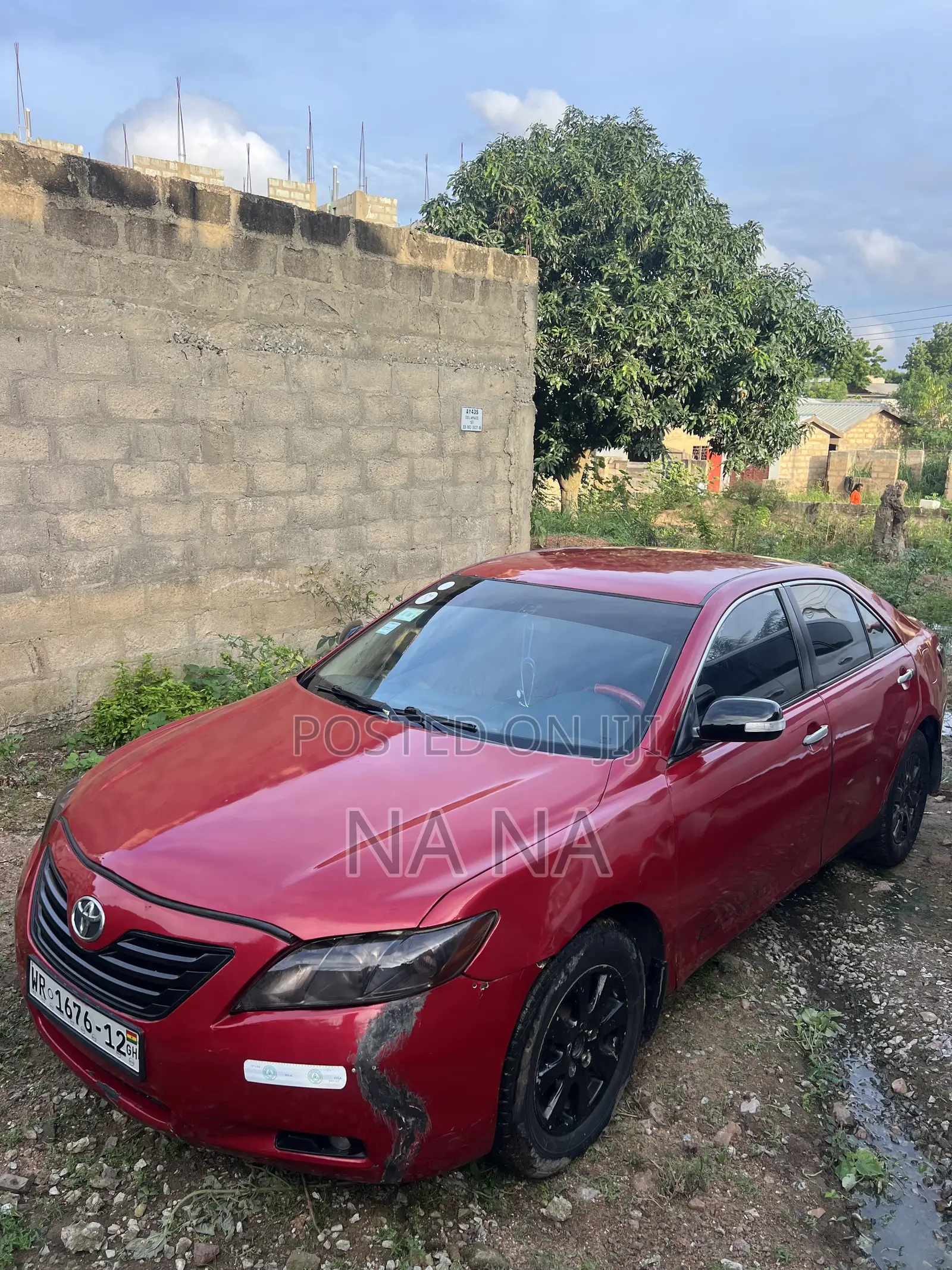 Toyota Camry Base 4dr Sedan (2.5L 4cyl 6M) 2010 Red