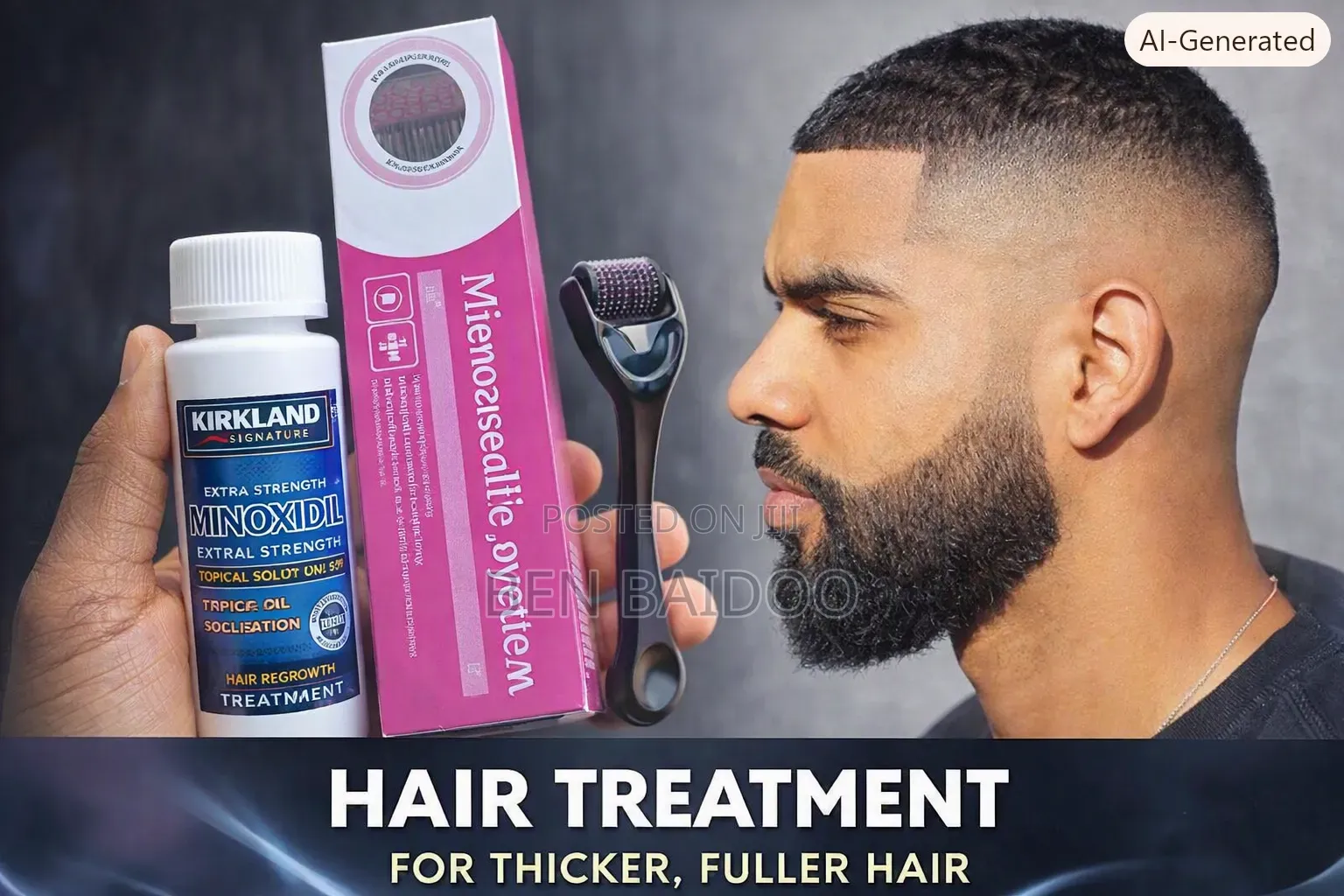 Kirkland Minoxidil Derma Roller (Hair Strengthener)