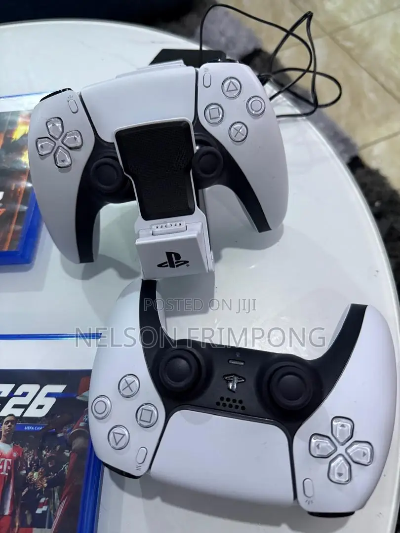 Sony PS5 Disc Console With 2 Controllers and Games-