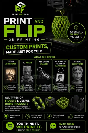 3d Printing Service and Custom Orders