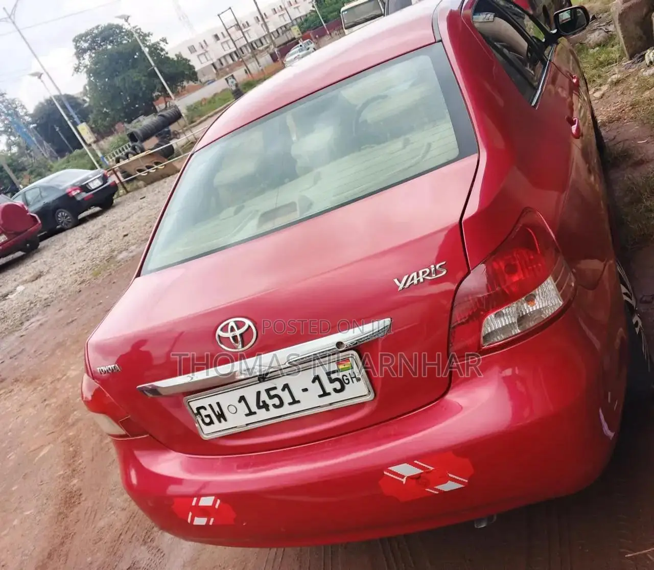 Toyota Yaris 2010 Red