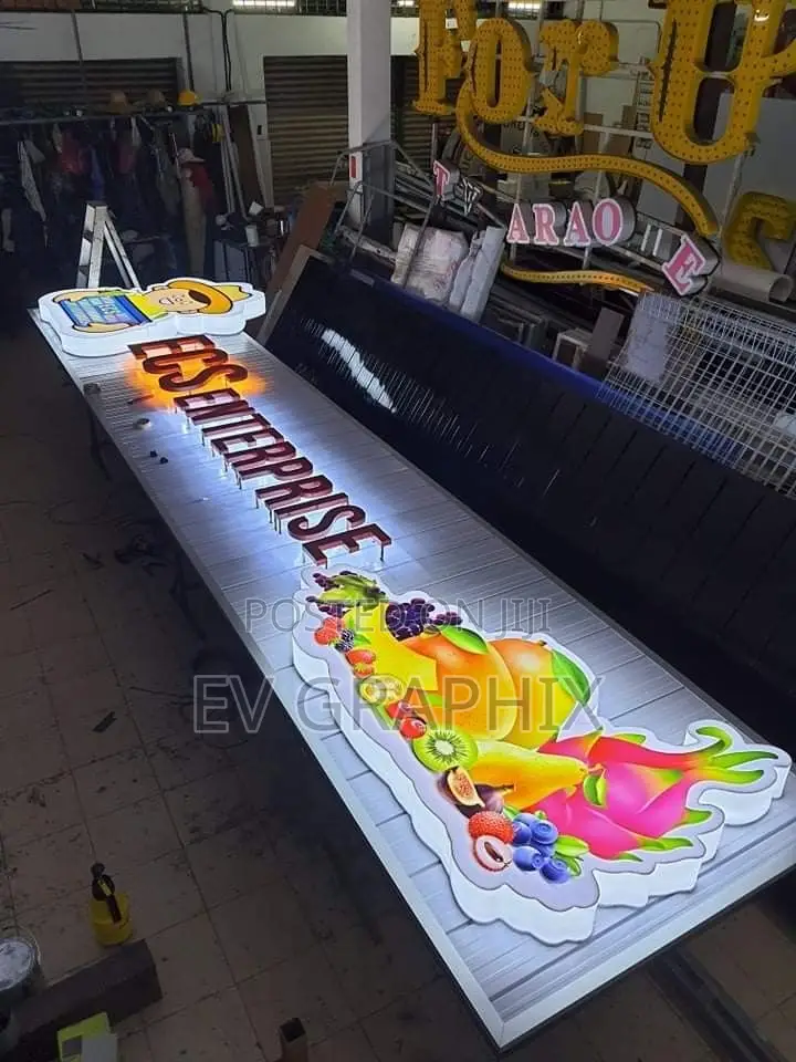 Indoor Sign and 3D With Light