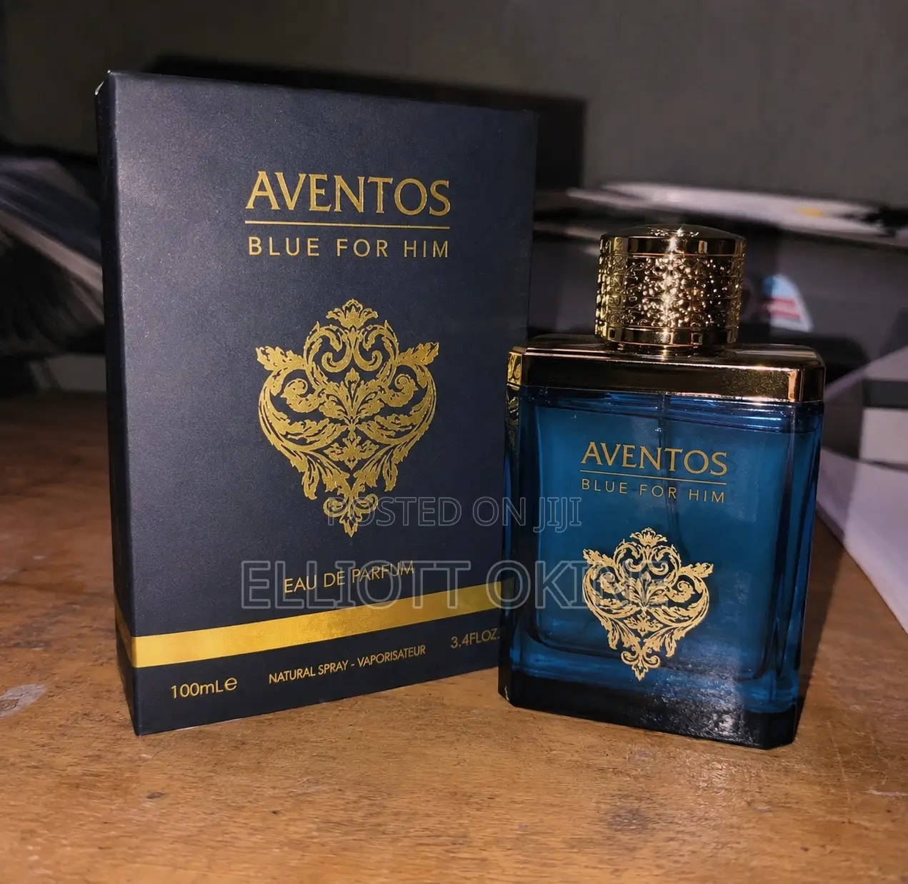 Aventos Blue for Him Eau De Parfum 100ml – Long Lasting Men’s Perfume