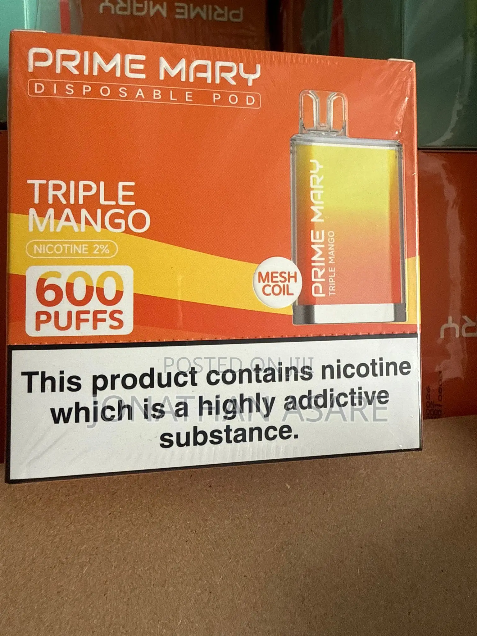 Prime Mary Disposable Pod