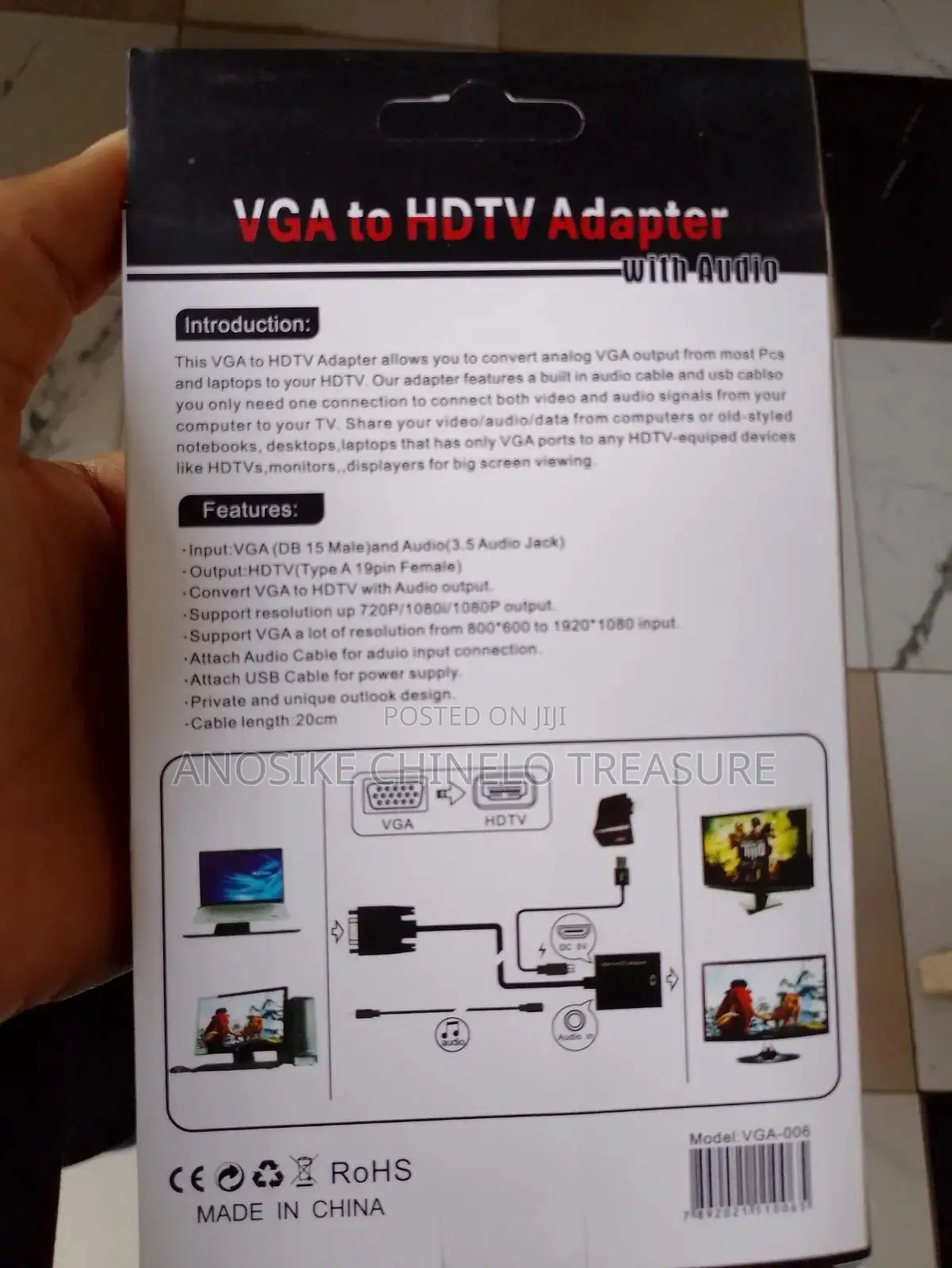 VGA to HDMI Adapter With Audio