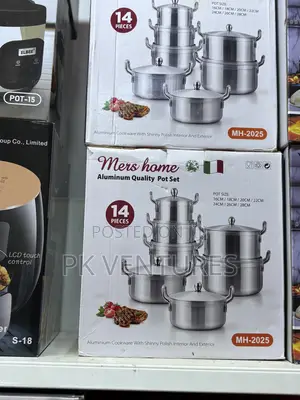Mers Home Aluminum Quality Pot Set 14 Pieces