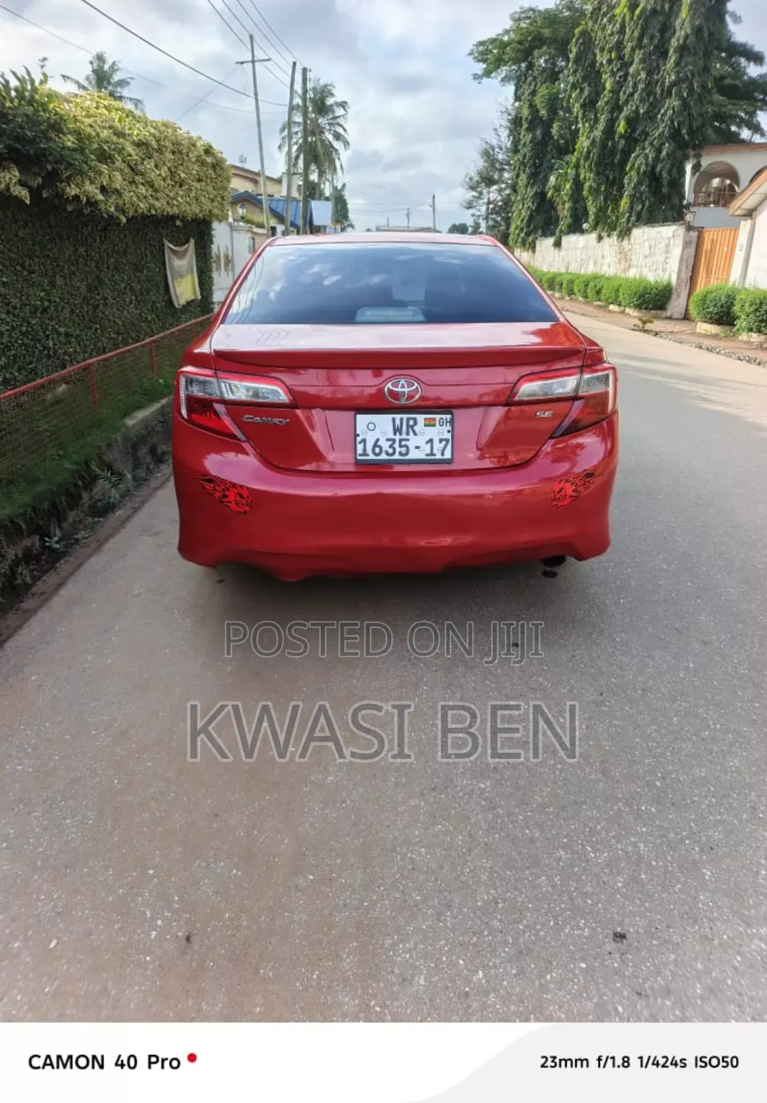 Toyota Camry 2014 Red