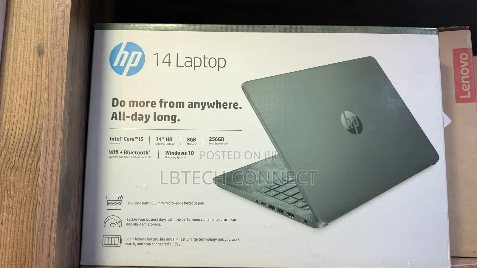 New Laptop HP 14-dq1088wm 8GB Intel Core i5 SSD 256GB