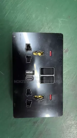 Tempered Glass Universal USB +Type C Socket