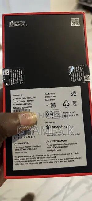 New OnePlus 15 512 GB Black