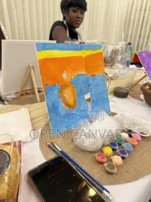 Open Canvas Ghana: Paint Set Up for 6 – Group Deal