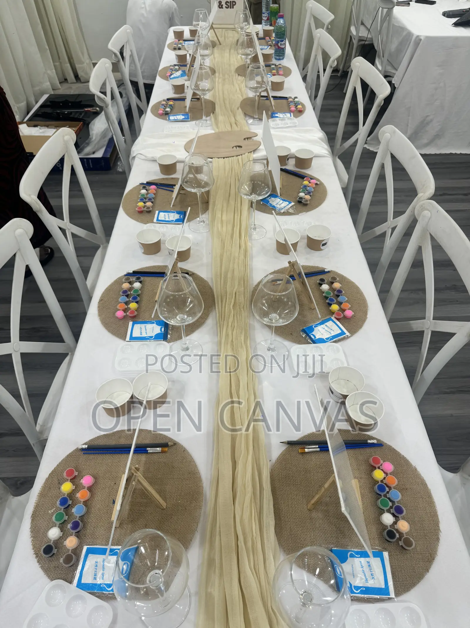Open Canvas Ghana: Paint Set Up for 6 – Group Deal