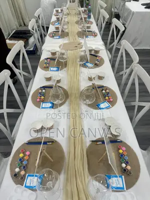 Open Canvas Ghana: Paint Set Up for 6 – Group Deal